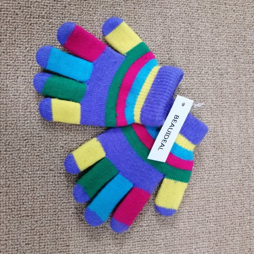   BEAUIDEAL Washable Gloves with Elastic Knit Wris...
