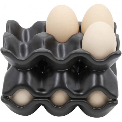  6 Cups Egg Tray Serveware, Eggs Dispenser, Egg Holder Set Kitchen Restaurant Fridge Storage Decorative Accessory